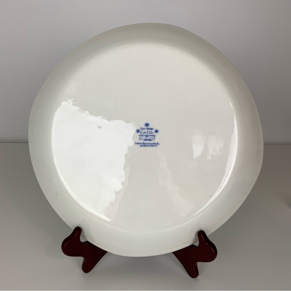 Figgjo Flint Turi Design Lotte Norway Serving Plate MCM Silkscreen Vtg Floral - Picture 5 of 10